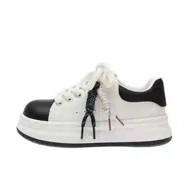 乐乐鱼 运动休闲厚底日常舒适百搭潮流 包裹性耐磨 低帮 板鞋 女