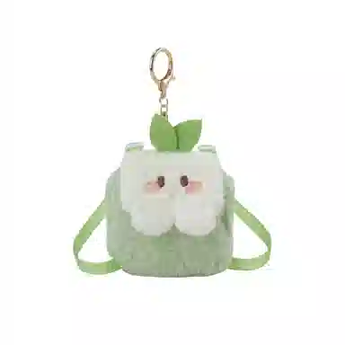 抱竹 桃源深处有人家周边毛绒可爱 涤纶（聚酯纤维） 耳机包 女款