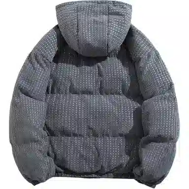 Zero American Street Retro Corduroy Hoodie Puffer