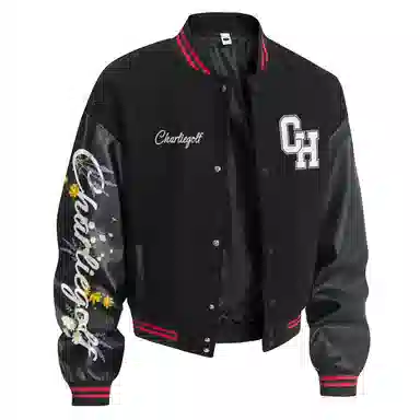 CHARLIE GOLF Cleanfit Raglan Sleeve Baseball Jacket