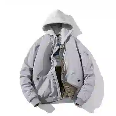 沐诚阳译 棒球服情侣春秋冬季飞行员棉服夹棉男生加厚百搭外套夹克 男女同款