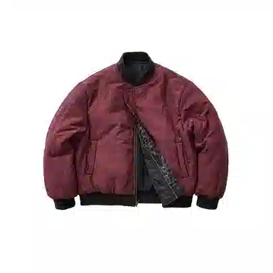 BENMYSHOWER 3M Vintage Reversible Bomber Jacket