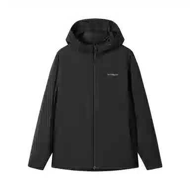 探路者 黑色棉服 男女同款