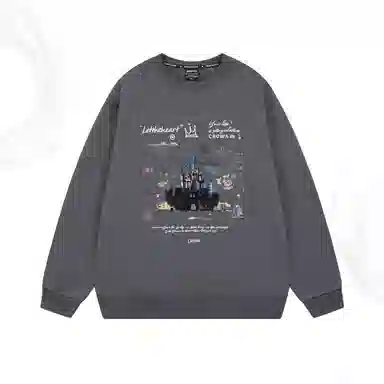 莫代尔 秋冬百搭个性简约美式街头风舒适嘻哈潮流加大码数卫衣打底衣 男女同款