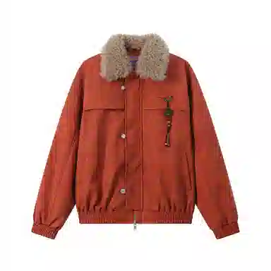 江南先生 流浪者之歌 纯色长袖宽松百搭外套皮衣 男女同款