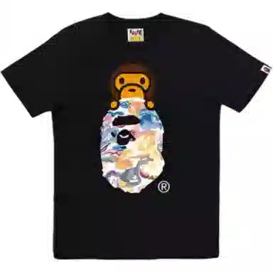 A BATHING APE ART CAMO FW25 ART CAMO T