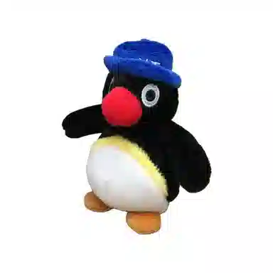 尚先生 可爱萌宠创意卡通精致玩偶卡通可爱摸鱼企鹅公仔包包背包挂饰车 毛绒 挂件 女款