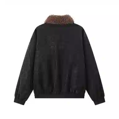 江南先生 流浪者之歌 纯色长袖宽松百搭外套皮衣 男女同款