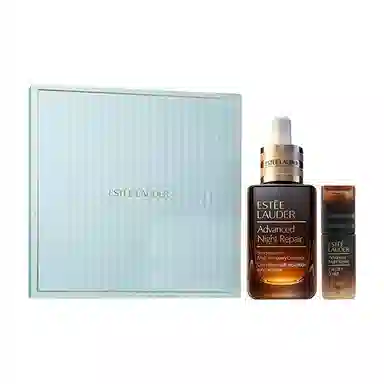 雅诗兰黛 小棕瓶精华微雕眼霜护肤套装 舒缓保湿