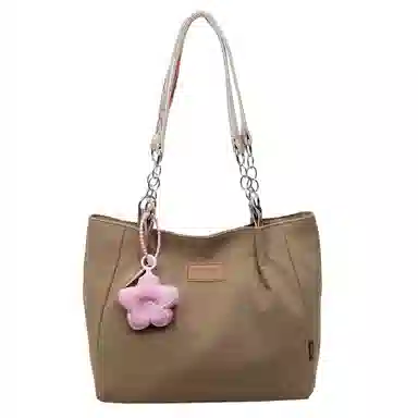 伊曼家 高级感通勤复古花朵托特包 布 单肩包 常规 女款 多色