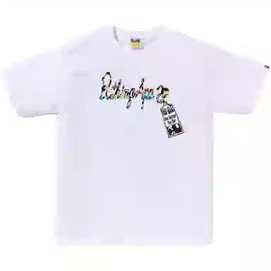 A BATHING APE FW25 ART CAMO logoT