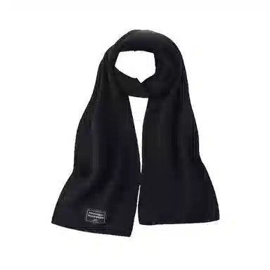 心水好物 秋冬保暖简约小宽幅时尚针织 羊毛 绒线围巾 男女同款情侣款