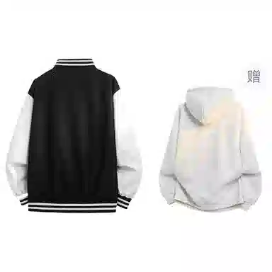 ROBINHOOD Colorblock Baseball Jacket