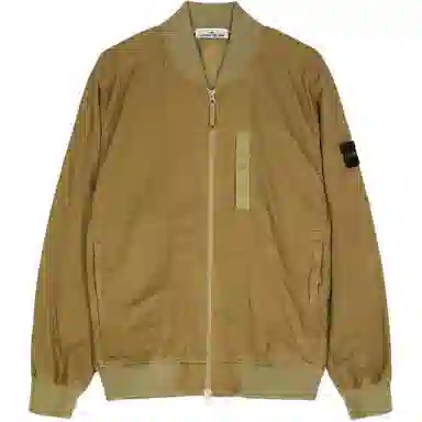 Stone Island FW25 Logo Badge Flight Jacket