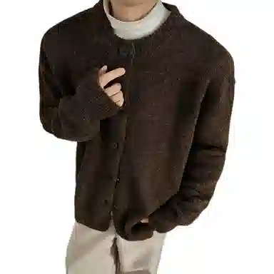 MADONA Vintage Button Knit Cardigan