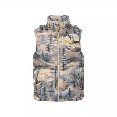 Gucci x The North Face SS22 Floral Down Vest