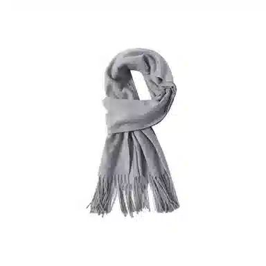 恩僾德 小众高颜值氛围感流苏 涤纶 绒线围巾 男女同款情侣款