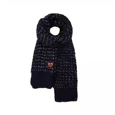 红豆 温暖舒适时尚百搭柔软礼盒装 定制卡片代写 涤纶 绒线围巾 男女同款情侣款