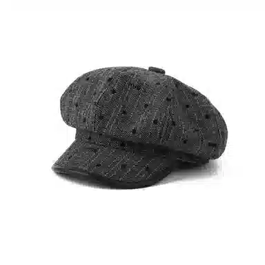 朵澜 日系复古文艺风春秋冬女夏季凹造型显脸小八角帽云朵画家帽子 腈纶 贝雷帽 女款