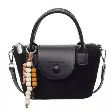 凡思曼 高级感小众设计感百搭洋气上班复古饺子包 麂皮绒 手提包 女款 多色