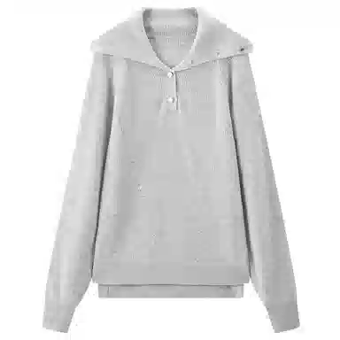 Peacebird Loose Fit Wool Blend Sweater