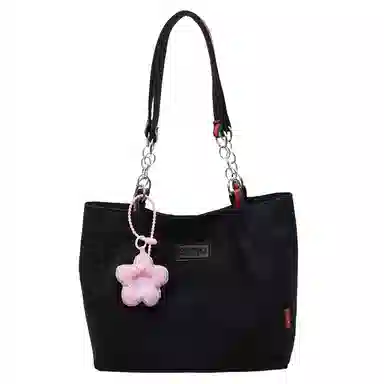 伊曼家 高级感通勤复古花朵托特包 布 单肩包 常规 女款 多色