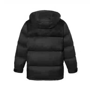 Gucci SS24 Logo Hooded Down Jacket Black