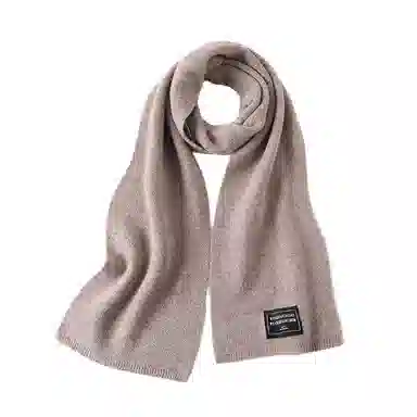 心水好物 秋冬保暖简约小宽幅时尚针织 羊毛 绒线围巾 男女同款情侣款