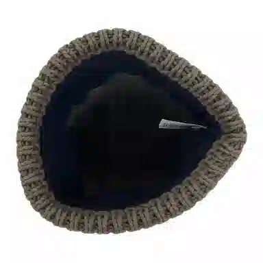 Stussy Cable Knit Beanie Brown