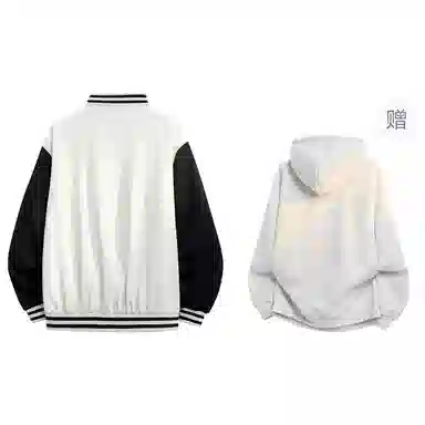 ROBINHOOD Colorblock Baseball Jacket