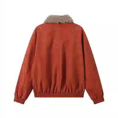 江南先生 流浪者之歌 纯色长袖宽松百搭外套皮衣 男女同款