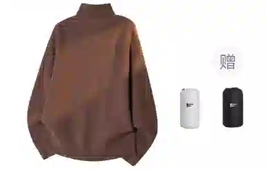 CHARLIE GOLF Basic Logo Turtleneck Sweater