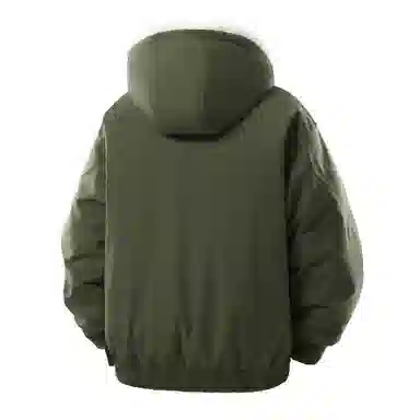 大卫贝肯 美式高街痞帅防貂毛连帽保暖防寒宽松舒适潮流棉服 男女同款