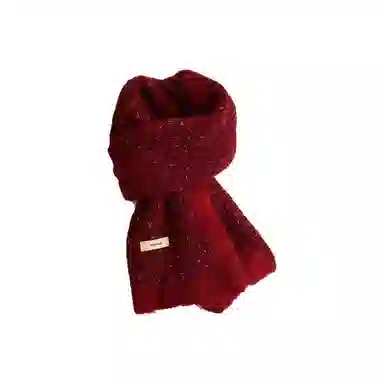 恩僾德 韩系氛围感软糯针织冬季加厚保暖百搭护颈高颜值 聚酯纤维 绒线围巾 男女同款情侣款