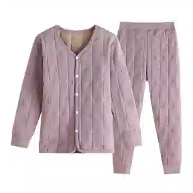 兰缪 儿童校服神器秋冬内搭棉袄棉服加厚内穿羊毛填充抗寒细绒亲肤舒适保暖套装 男女同款