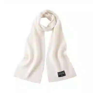 心水好物 秋冬保暖简约小宽幅时尚针织 羊毛 绒线围巾 男女同款情侣款