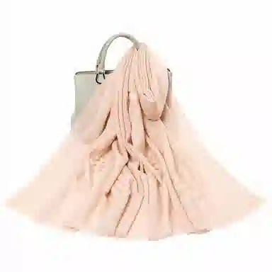 一米画纱 中式古典国风花卉贴花结婚喜宴亲肤防风保暖披风优雅精致外搭 绵羊毛 披肩 女款