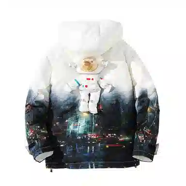 FORHUG Basic Functional Colorblock Down Jacket