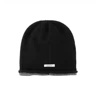 北极绒 秋冬保暖撞色高级感时尚显脸小防风护耳冷帽 羊毛 绒线帽 男女同款情侣款