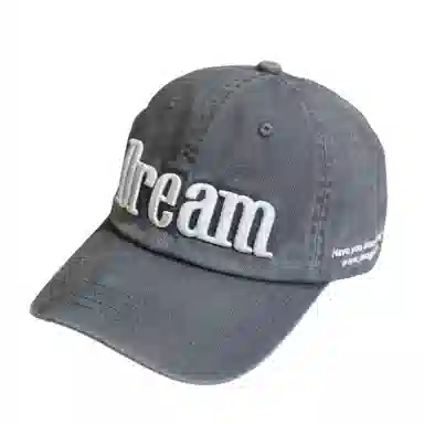 艾佳微 美式街头刺绣字母棒球帽加大加深宽帽檐大头围显脸小高级感 棉 鸭舌帽 男女同款情侣款