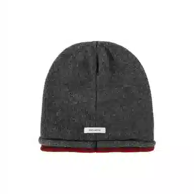 北极绒 秋冬保暖撞色高级感时尚显脸小防风护耳冷帽 羊毛 绒线帽 男女同款情侣款