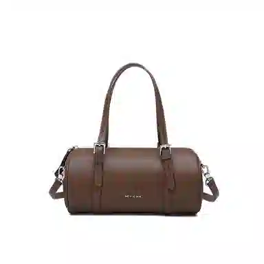 稻草人 经典百搭时尚通勤 牛皮 单肩手提包 女款