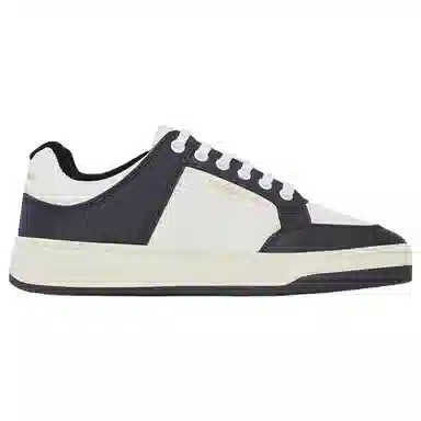 Saint Laurent Low Top Sneakers Black White