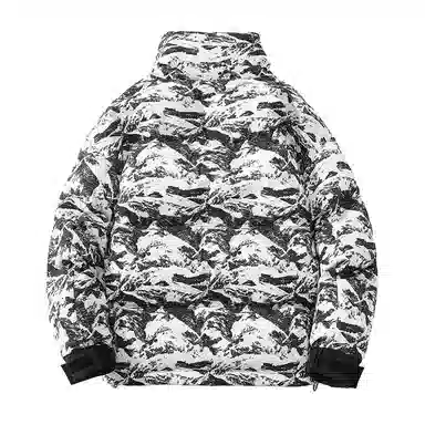 FORHUG Unisex Printed Down Jacket
