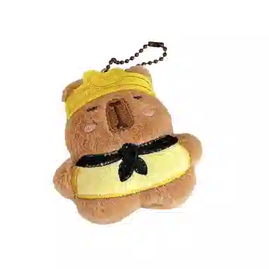 LEVENKENESS Capybara Plush Keychain
