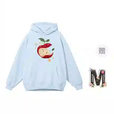 棉购 宽松薄款连帽长袖卫衣 女款