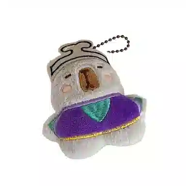 LEVENKENESS Capybara Plush Keychain