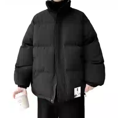 布客行 【美式复古面包服立领纯色】日常通勤无性别主义宽松休闲穿搭多巴胺舒适亲肤柔软配色防风保暖街头风户外长袖棉服 男女同款