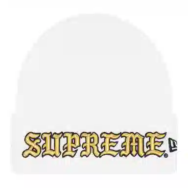 SupremexNew Era FW25 Week 7 Old English Beanie