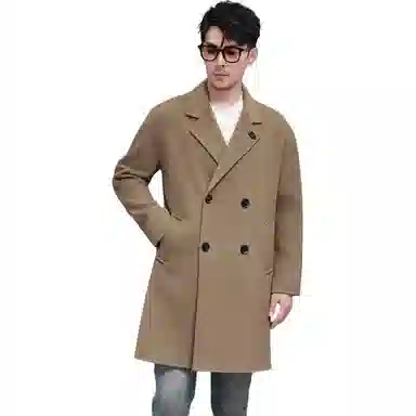 FAKE UINTAGE Double-Breasted Wool Coat